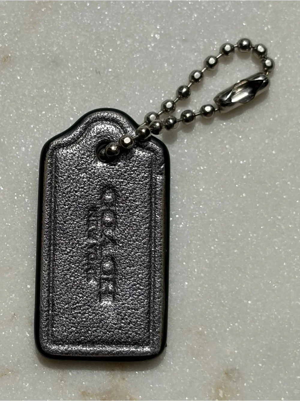 Coach Hangtag Silver Replacement